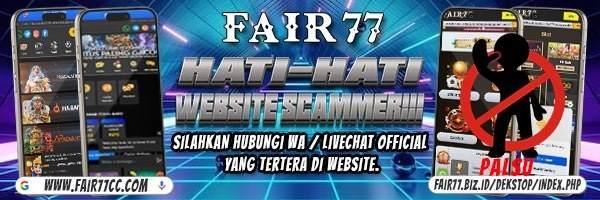 PROMO CASHBACK FAIR77